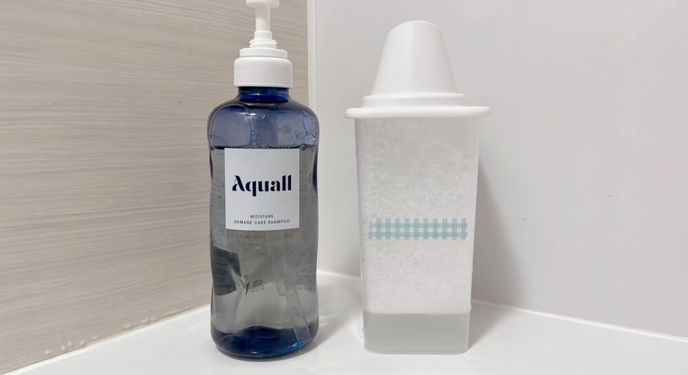 Aquall（アクオル）モイスチャーダメージケアシャンプーの泡立ちを検証